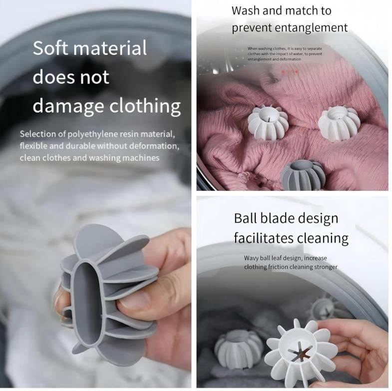 5 PCS Laundry Washing Balls – Powerful Cleaning Without Chemicals