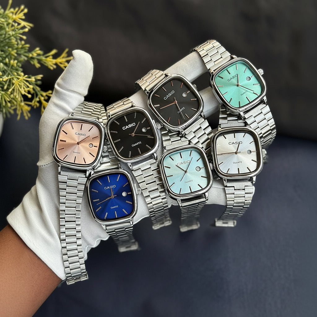 CASIO Oval Elegant Quartz Wrist Watch – Modern Classic Design