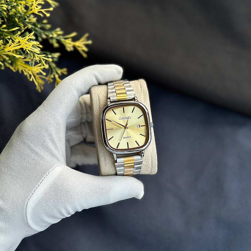 CASIO Oval Elegant Quartz Wrist Watch – Modern Classic Design