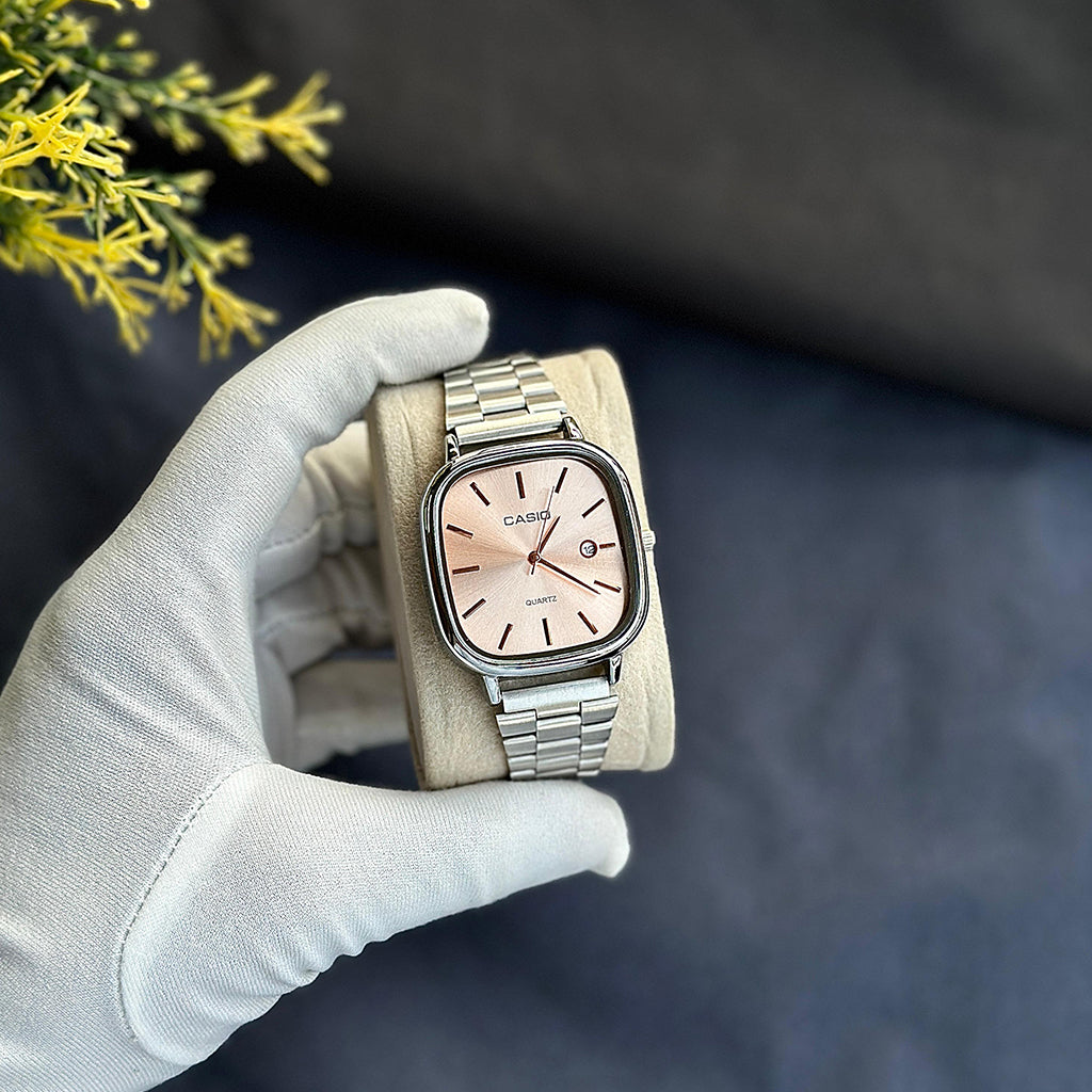 CASIO Oval Elegant Quartz Wrist Watch – Modern Classic Design